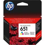 HP C2P11AE #651 Tri Colour Ink Cartridge (300 Pages)